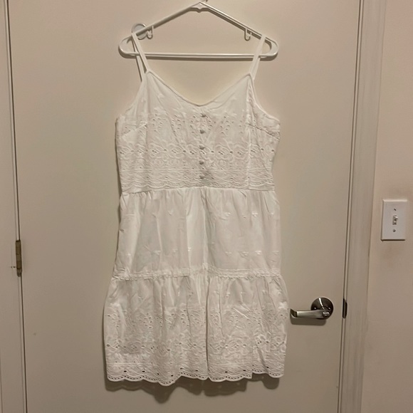 chinese dress ladies Little Flowers White Lace Dress main image 0